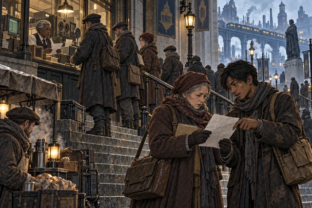 Scene featuring Ivo Darsen: foreground right, pointing at the paper